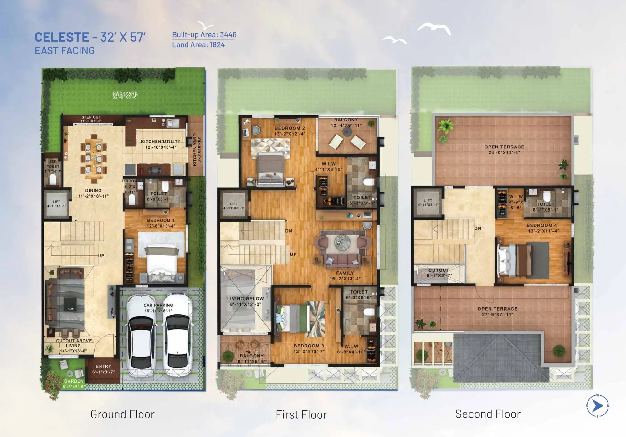 NVT Under The Open Sky floor plan(Celeste)