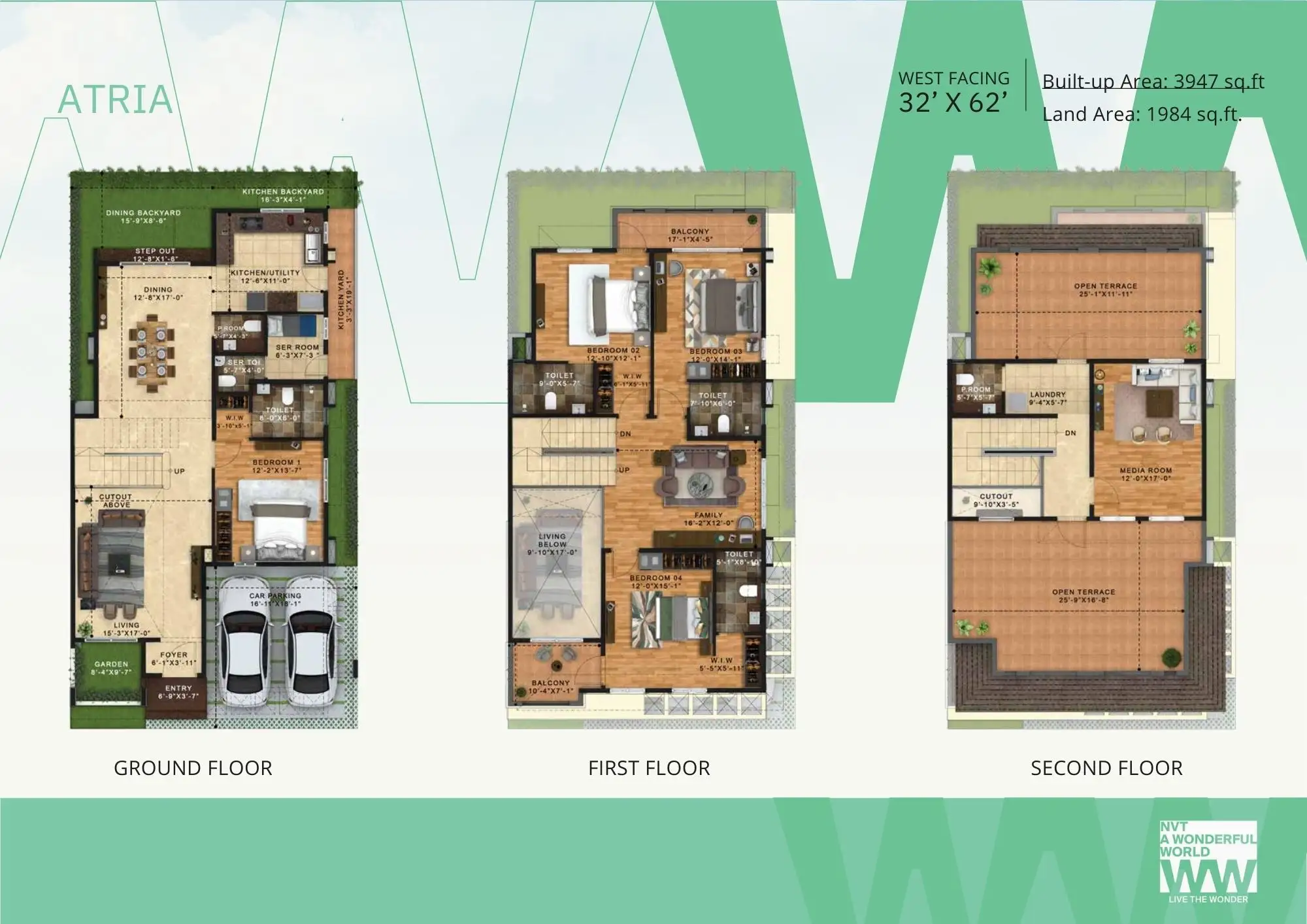 nvt a wonderful world floor plan-ATRIA